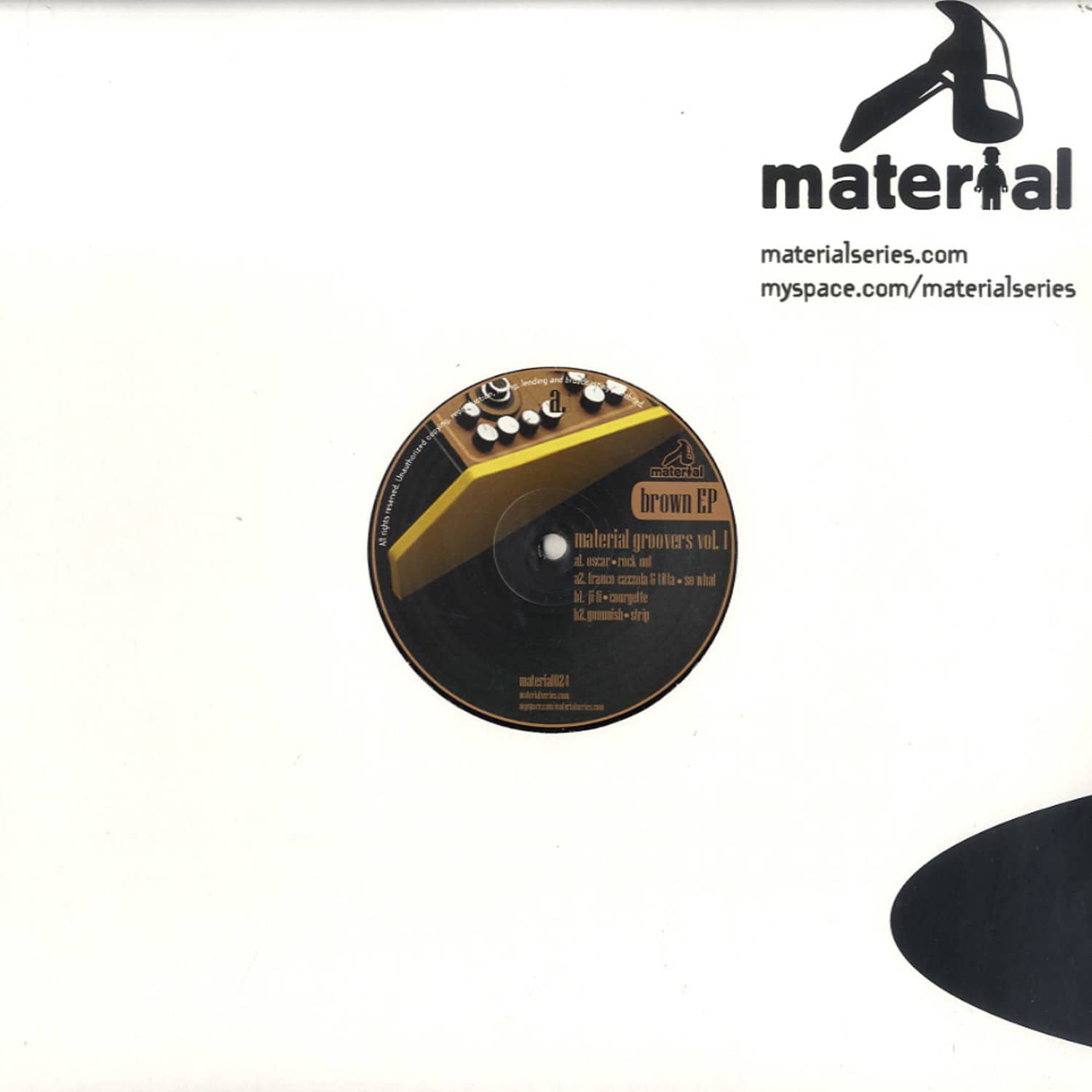 Various Artists - MATERIAL GROOVERS PART 1, BROWN EP