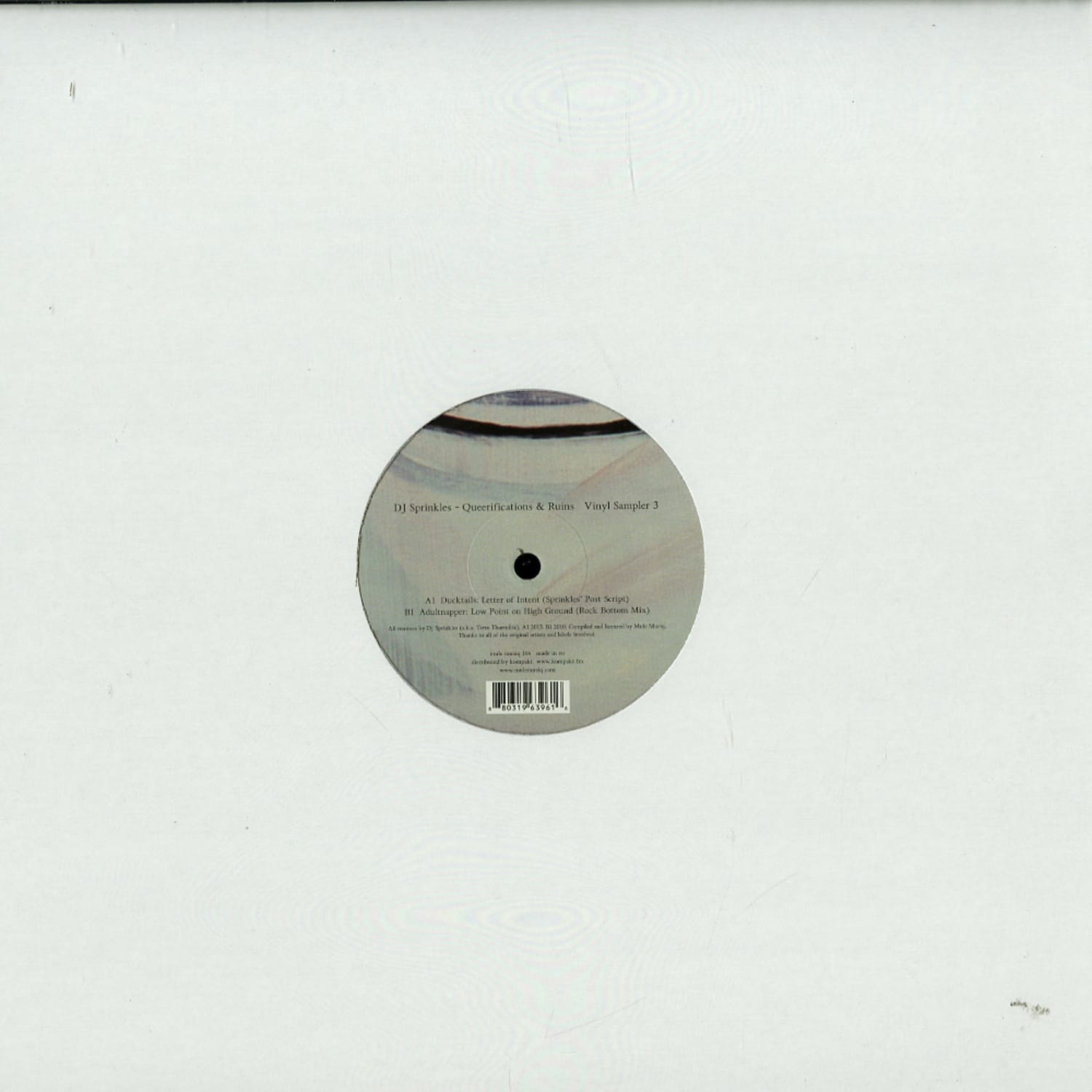 DJ Sprinkles - VINYL SAMPLER PT. 3