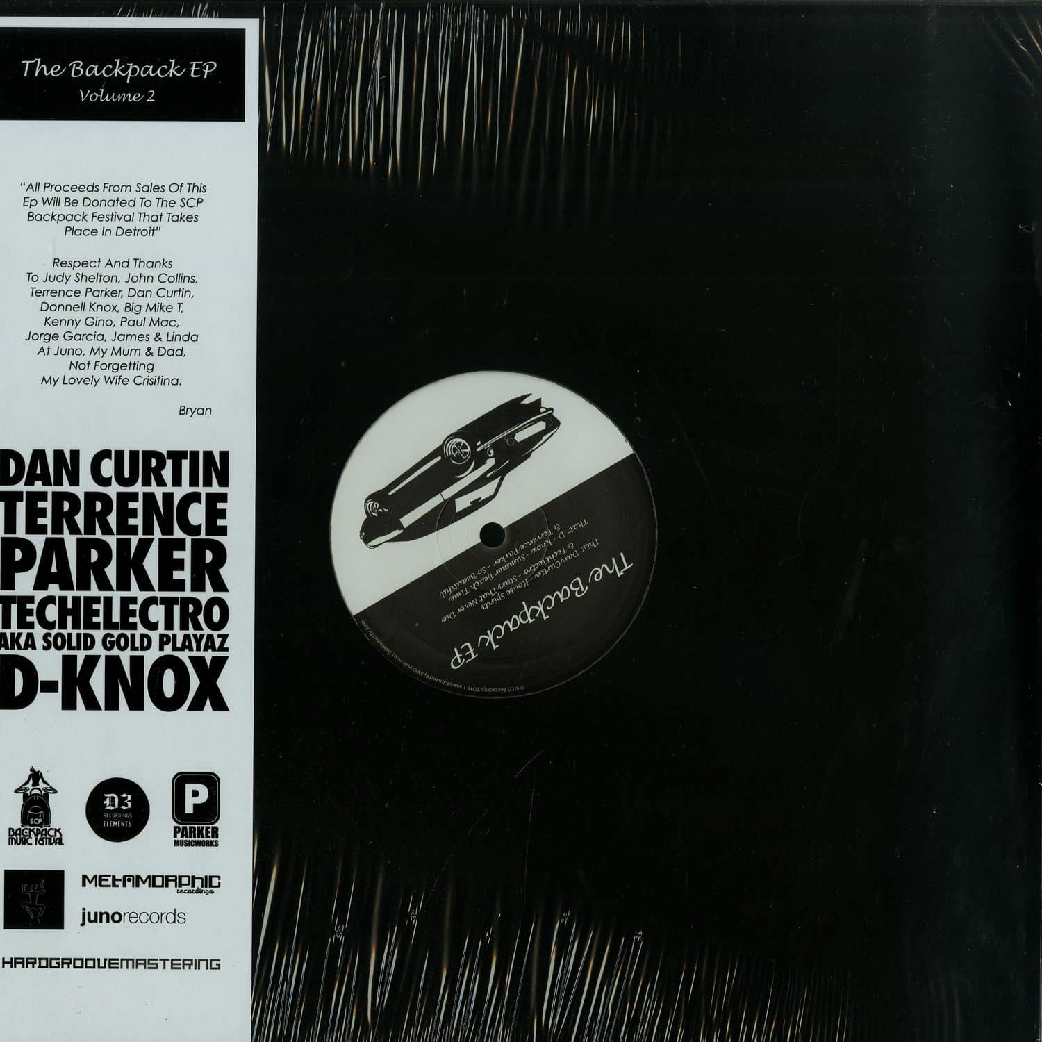 Dan Curtin / Techelectro / D Knox / Terrence Parker - THE BACKPACK EP VOL 2
