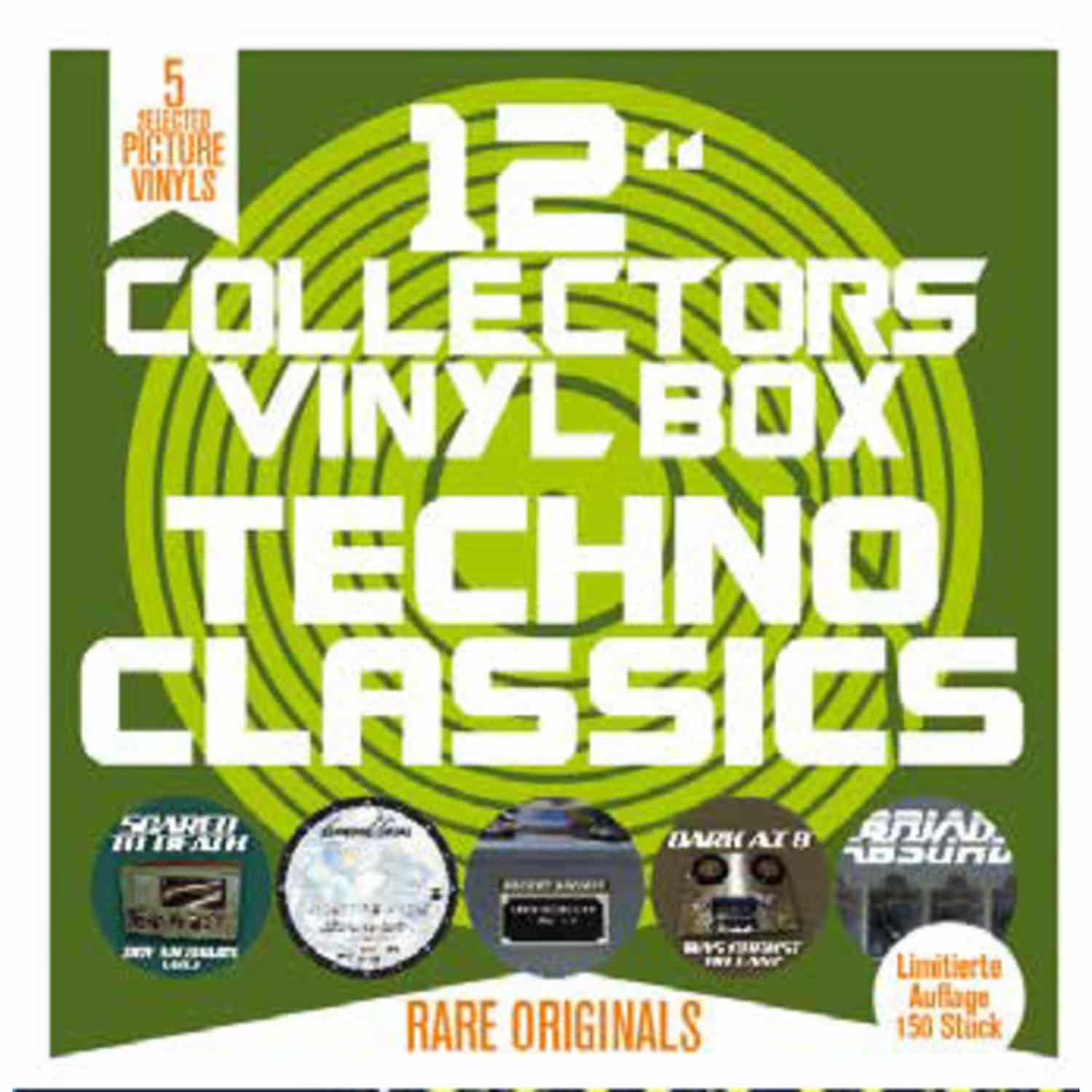 Various Artists - COLLECTORS PICTURE VINYL BOX: TECHNO CLASSICS 