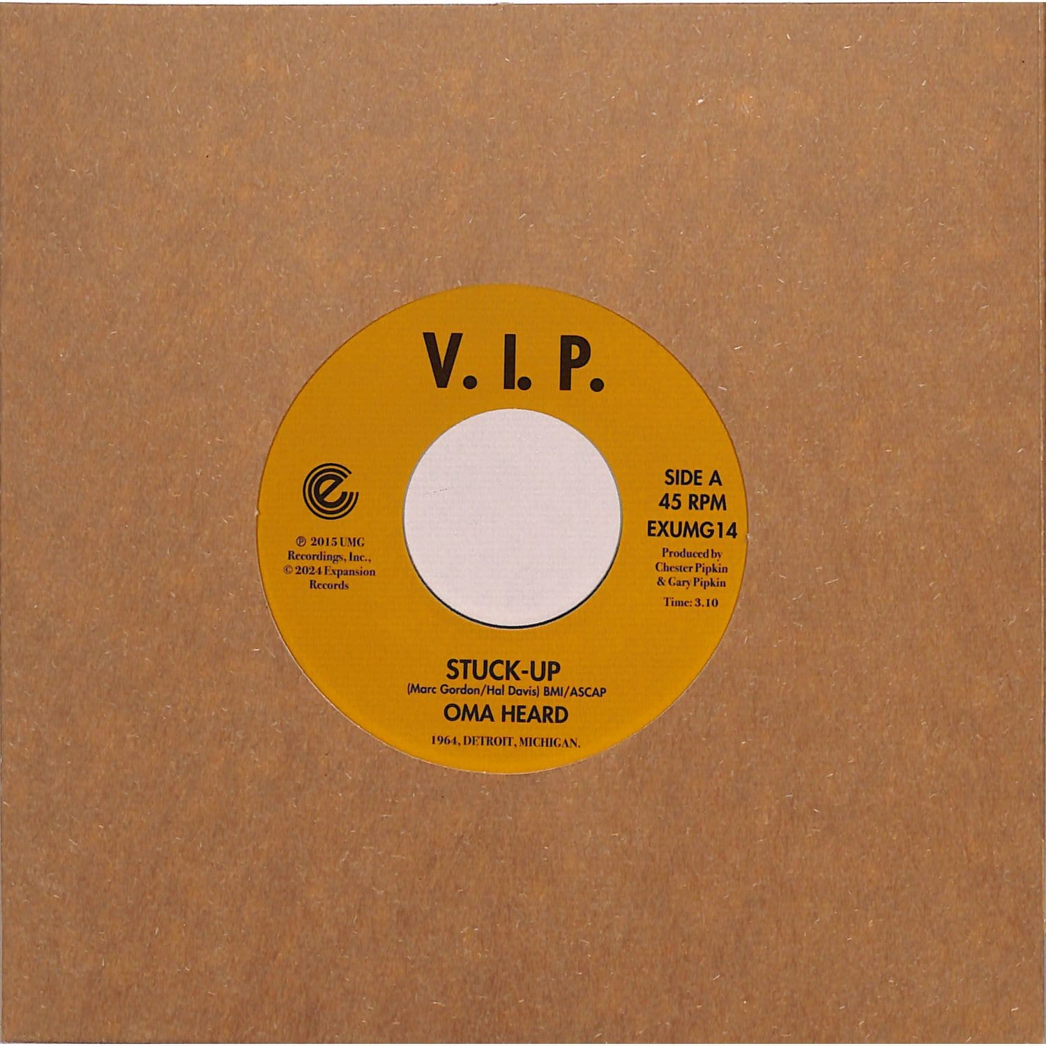 Oma Heard - STUCK-UP / WHEN SOMEONE S GOOD TO YOU 