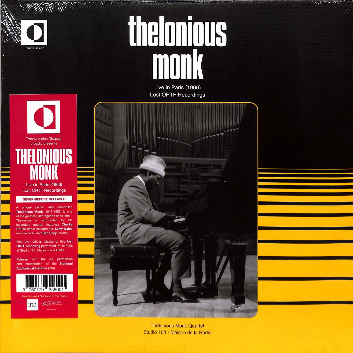 Thelonious Monk - LIVE IN PARIS 1966 - LOST ORTF RECORDING 
