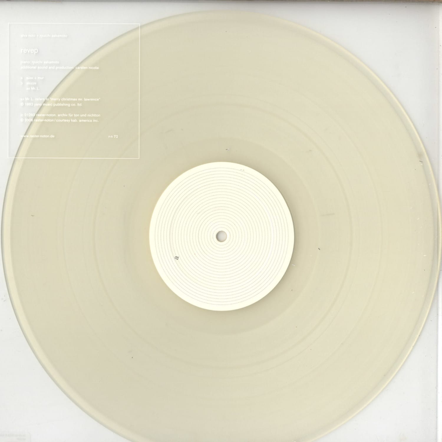 Alva Noto & R Sakamoto - REVEP