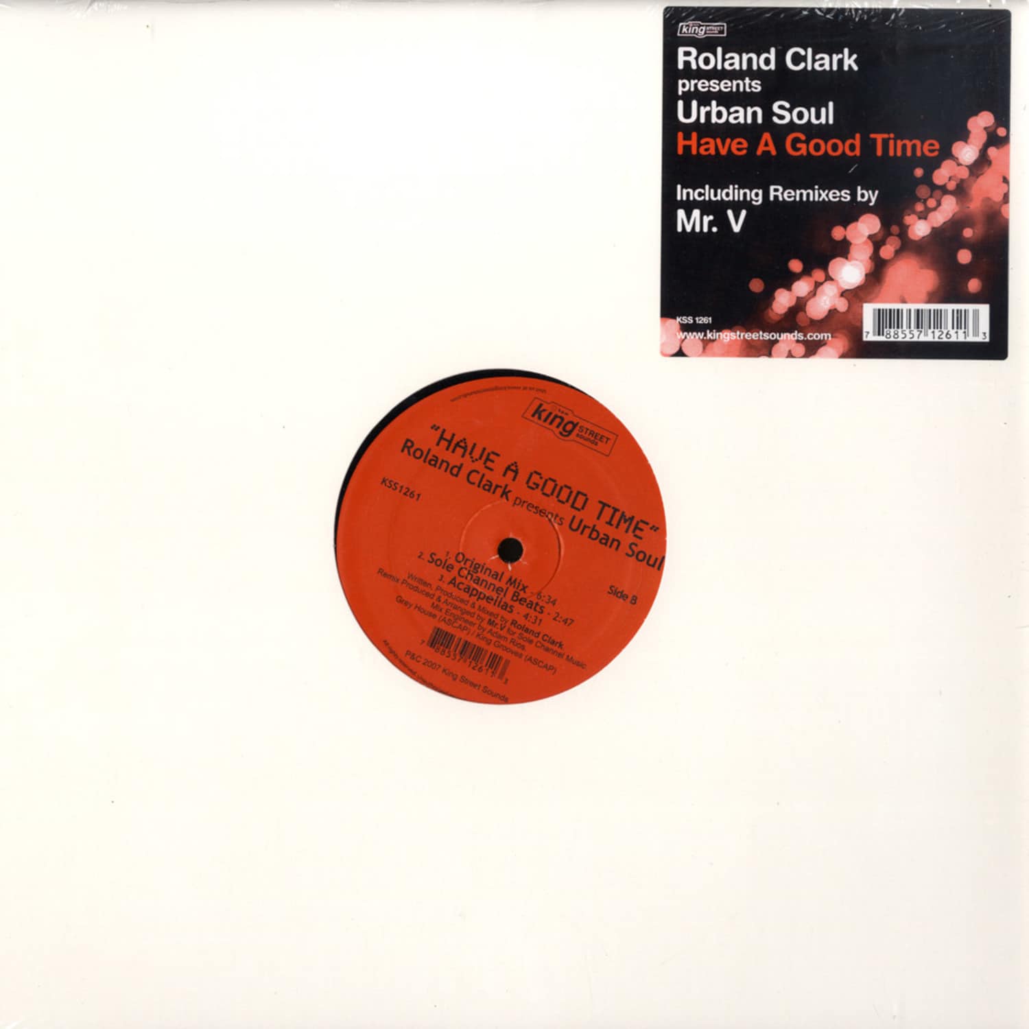 Roland Clark Pres. Urban Soul - HAVE A GOOD TIME/ MR. V & A. ALVAREZ RMX