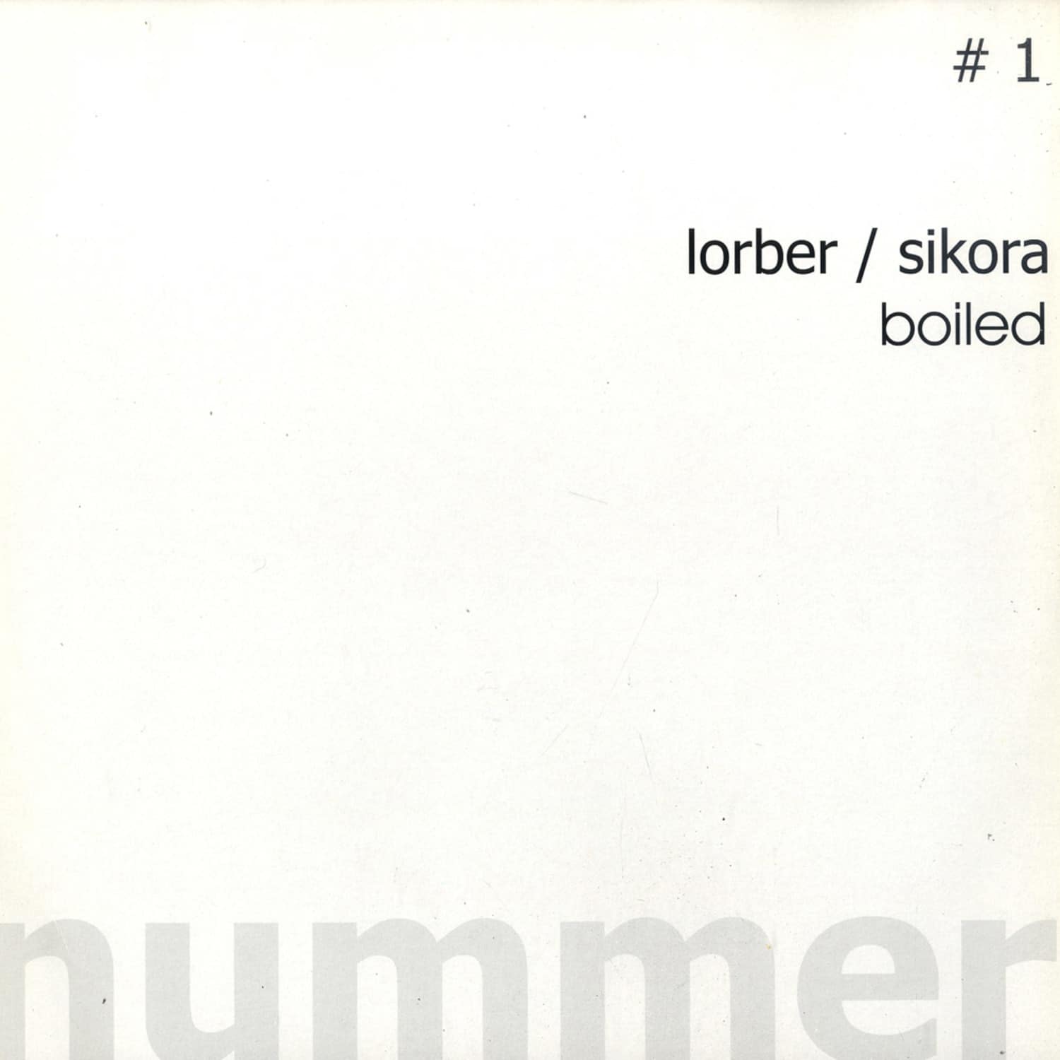 Lorber / Sikora - BOILED