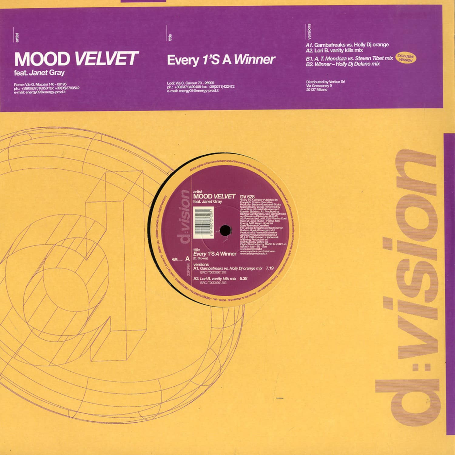 Mood Velvet Feat. Janet Gray - EVERY 1 S A WINNER
