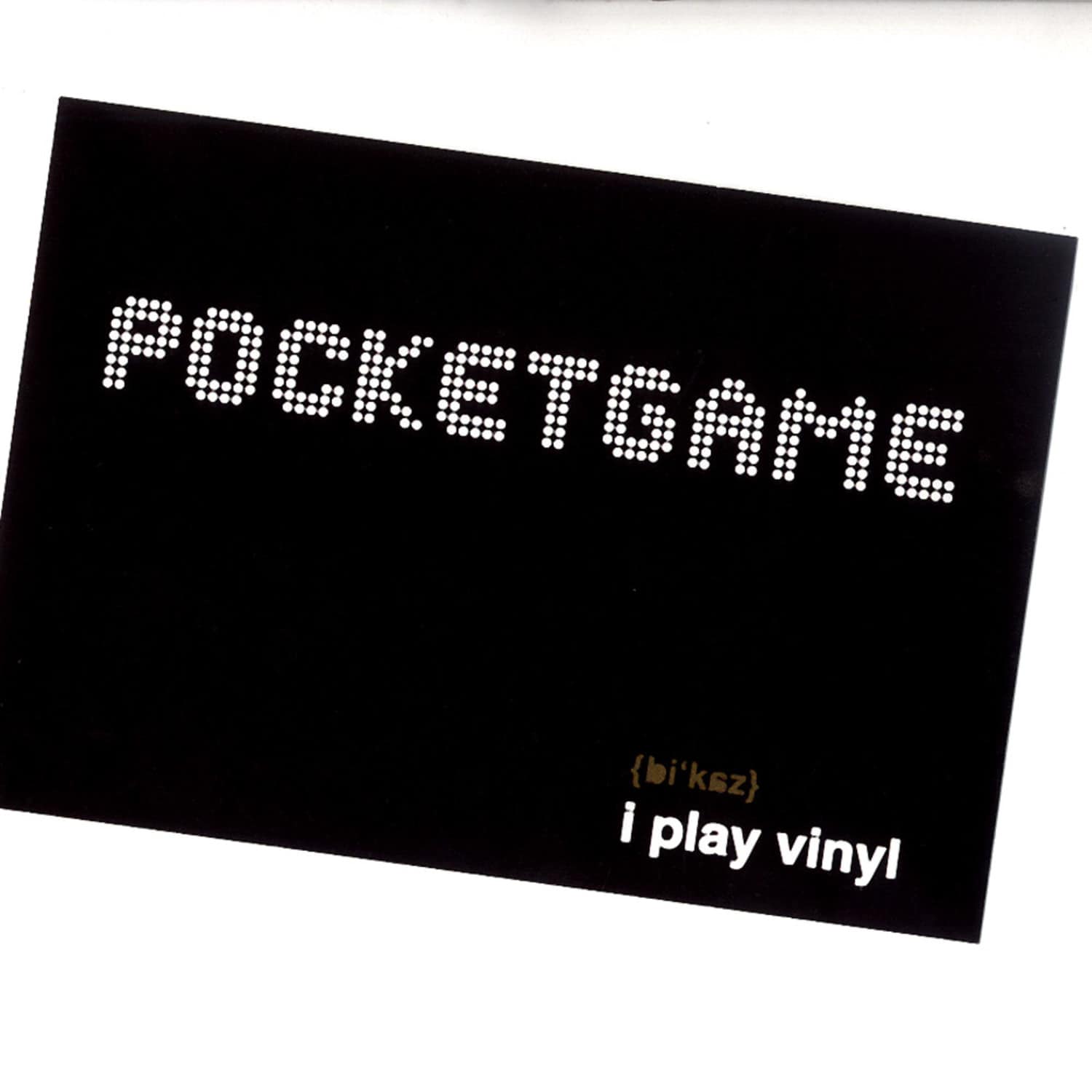 Sticker / Postcard - Pocketgame Records Logo 