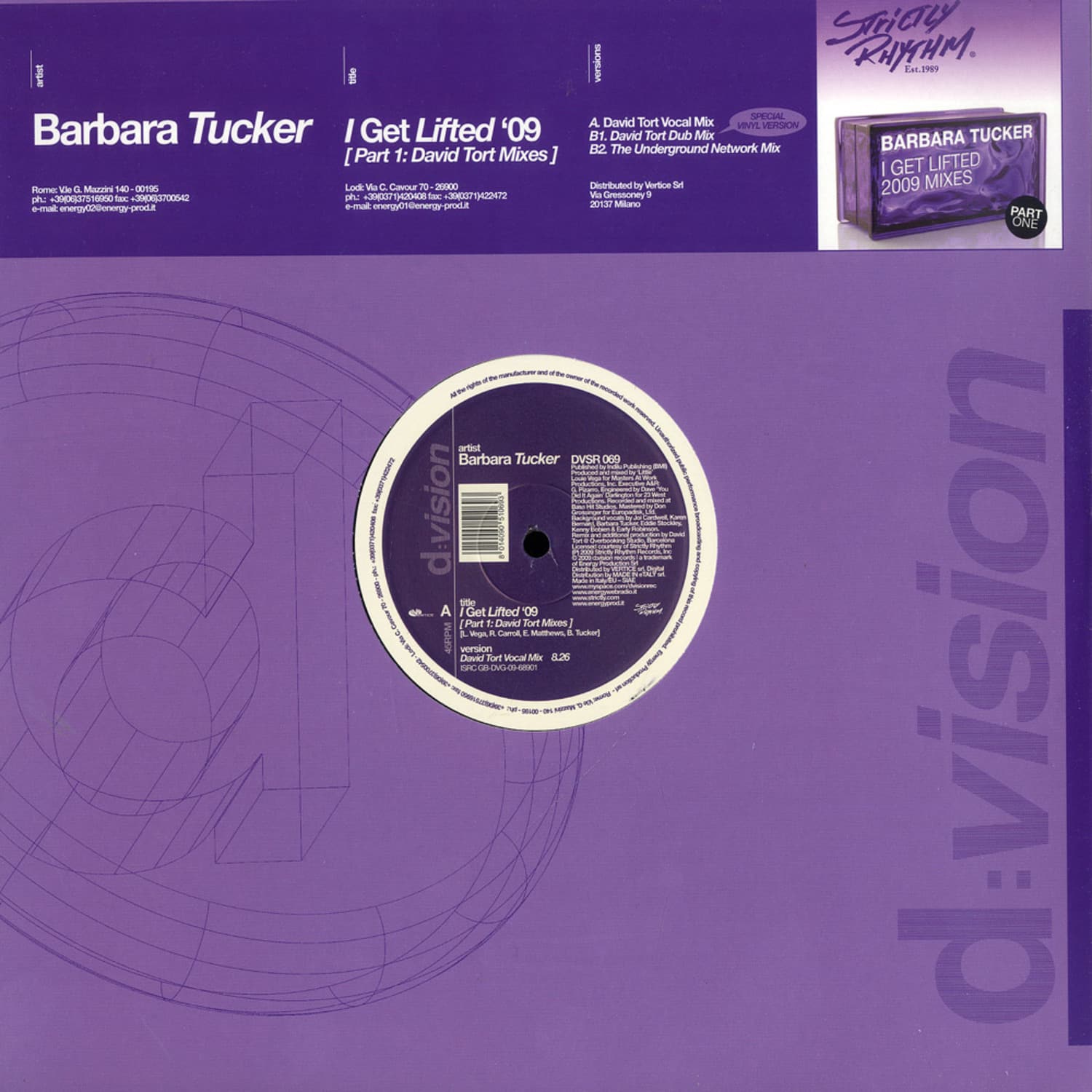 Barbara Tucker - I GET LIFTED 2009 PART1