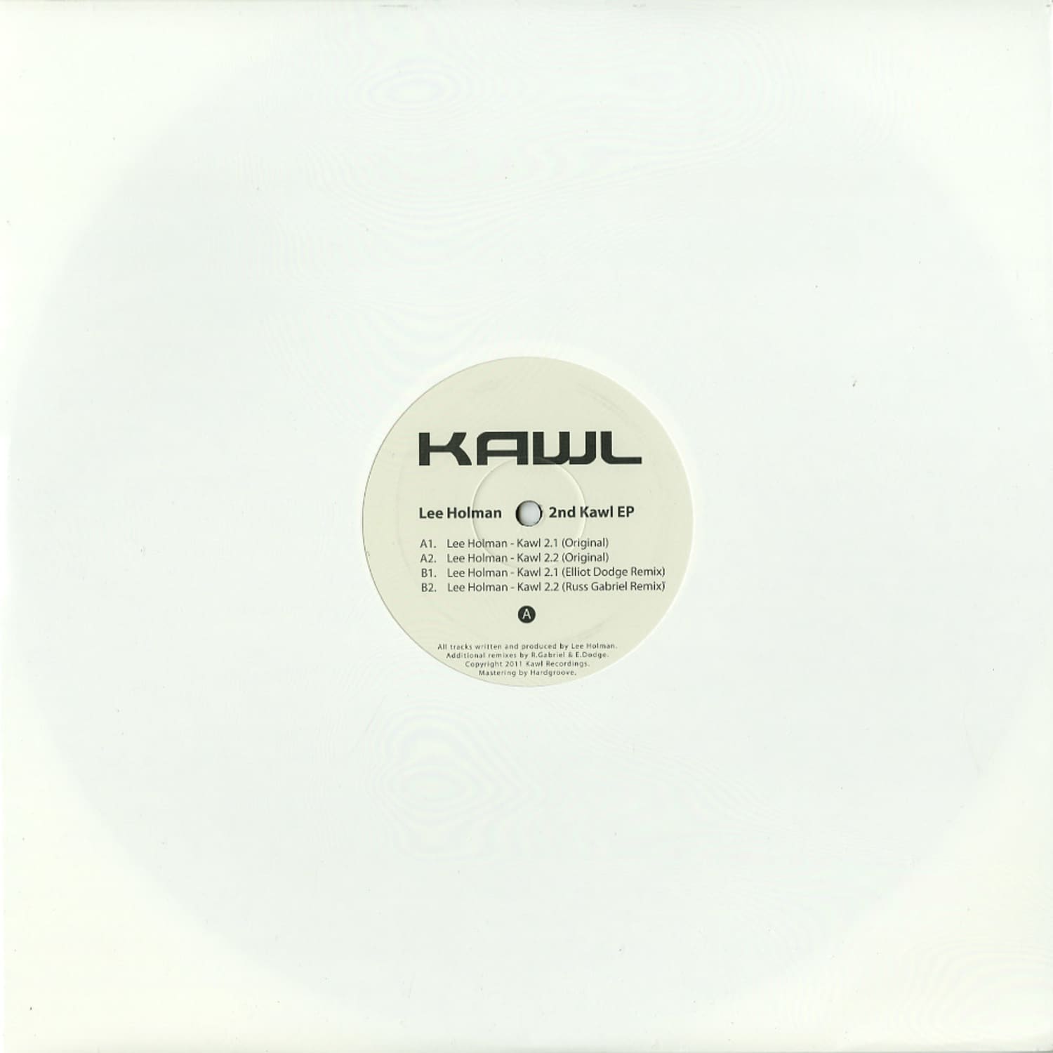 Lee Holman - 2ND KAWL EP