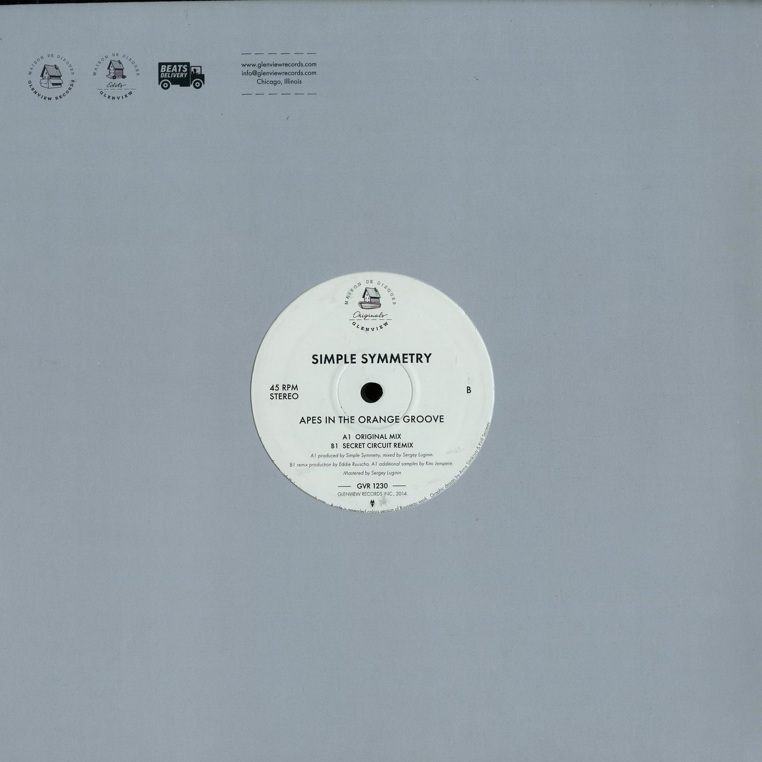 Simple Symmetry - APES IN THE ORANGE GROOVE