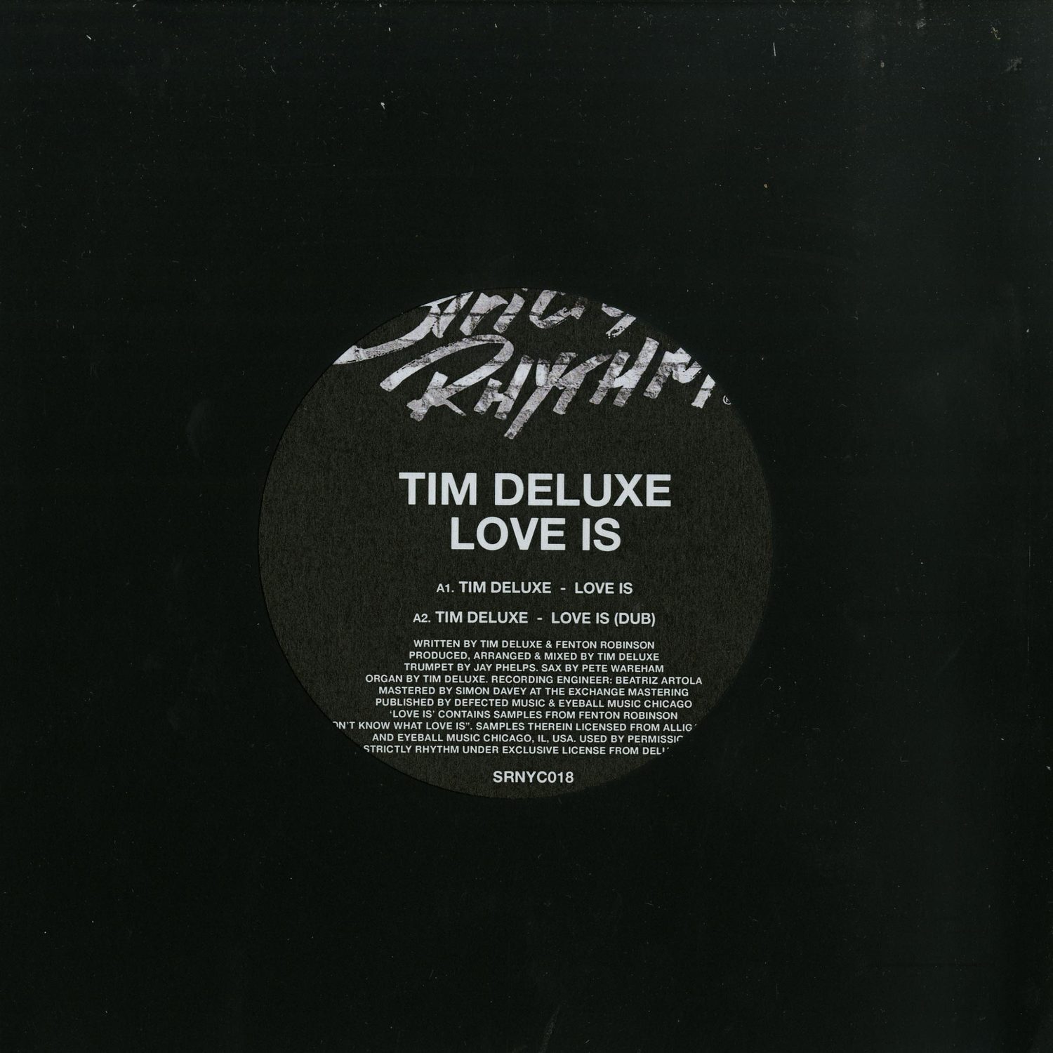 Tim Deluxe - LOVE IS 