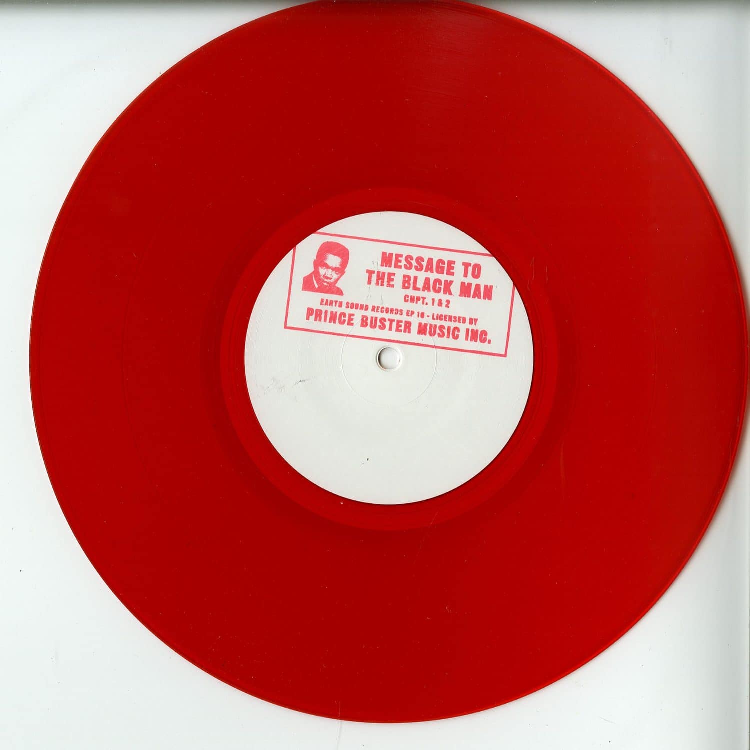 Prince Buster - message to the black man chapter 1 & 2 (red 10 inch)