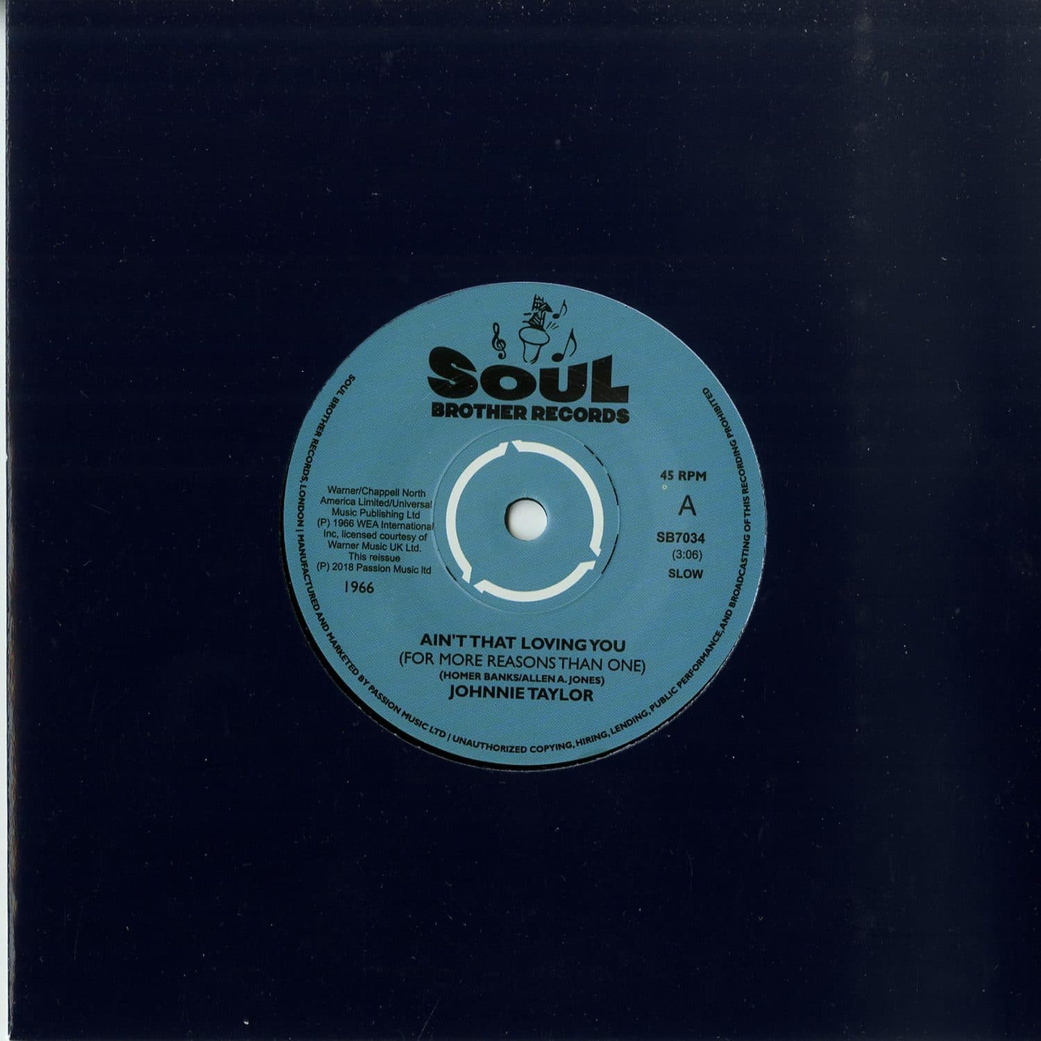 Johnnie Taylor - AINT THAT LOVIN YOU / BLUES IN THE NIGHT 