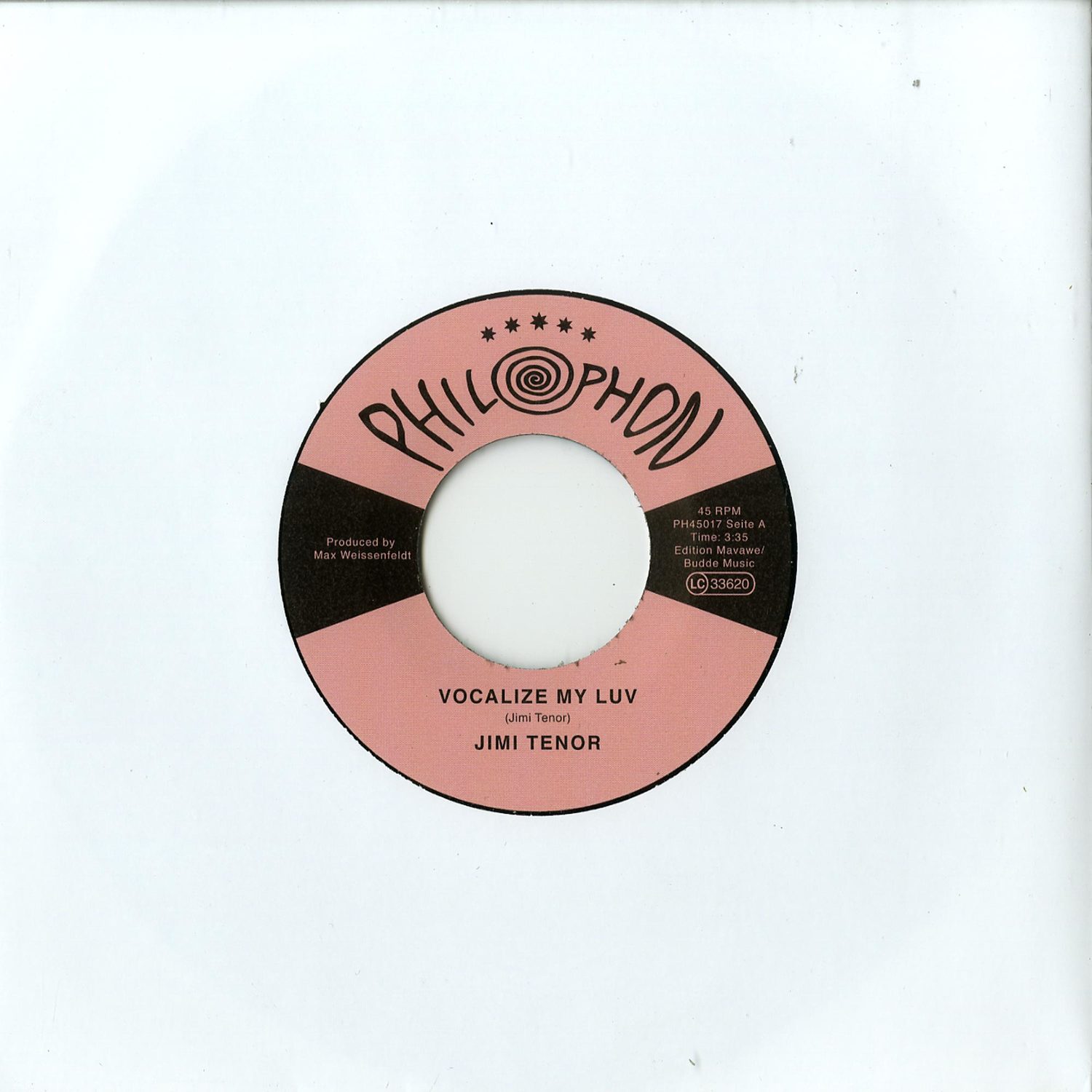 Jimi Tenor - VOCALIZE MY LUV / KI IGBA 