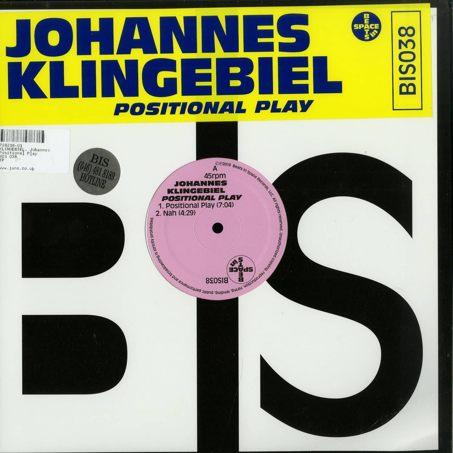 Johannes Klingebiel - POSITIONAL PLAY 