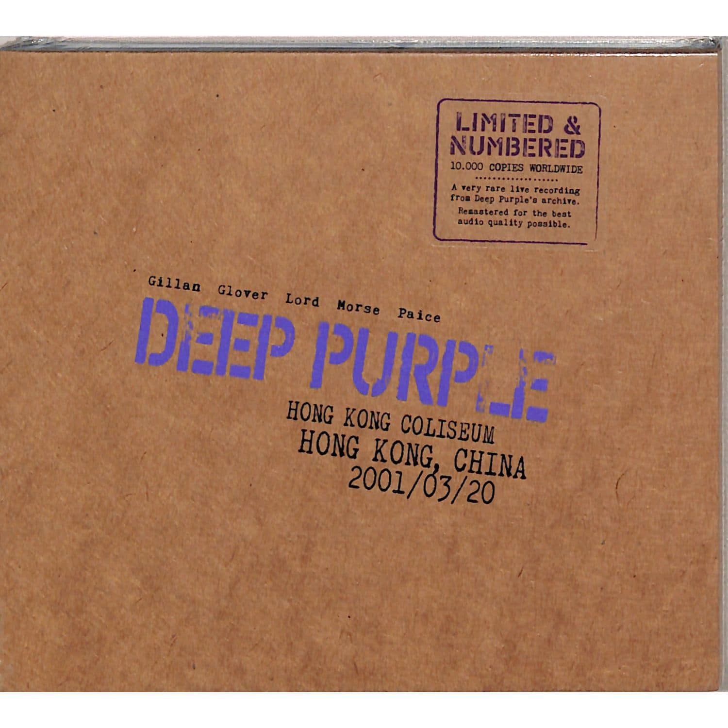 Deep Purple - LIVE IN HONG KONG 