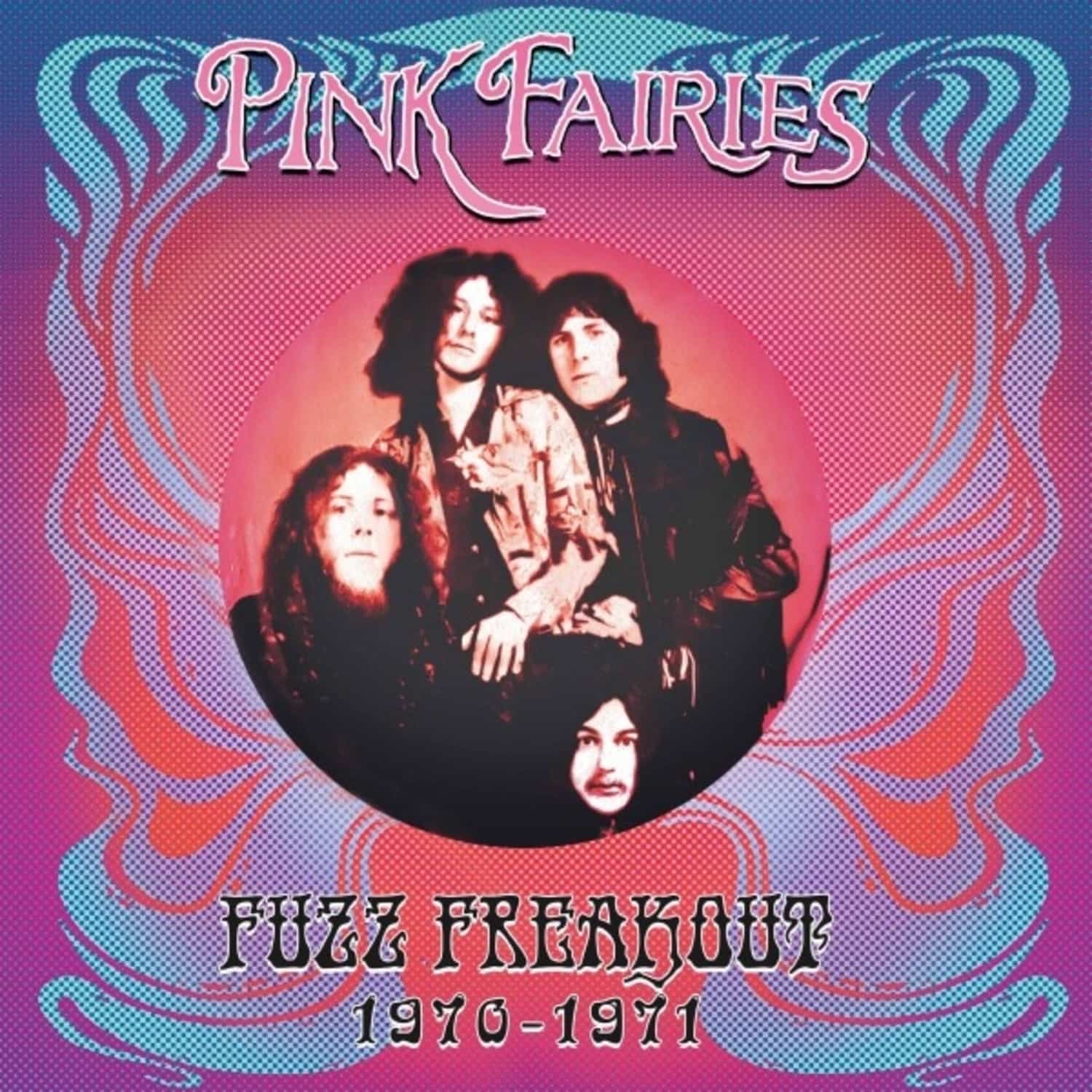 Pink Fairies - FUZZ FREAKOUT 1970-1971 BLUE / PINK / BLACK SPLATTER 