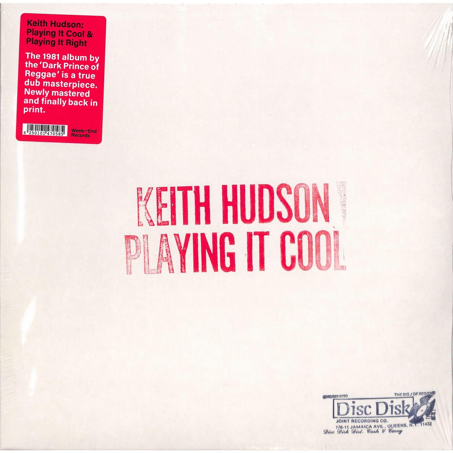 Keith Hudson - PLAYING IT COOL & PLAYING IT RIGHT 