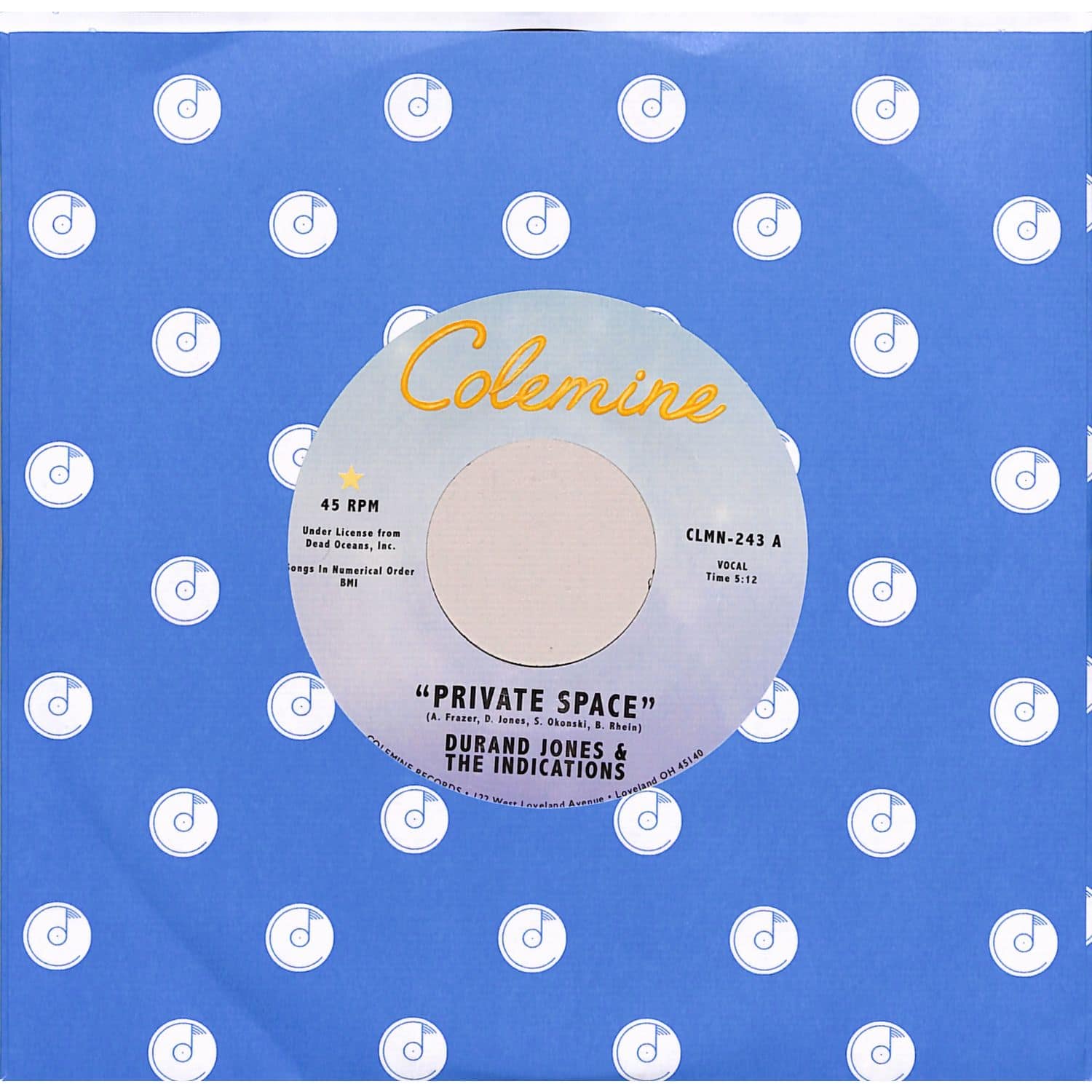 Durand Jones & The Indications - PRIVATE SPACE / SEA OF LOVE 