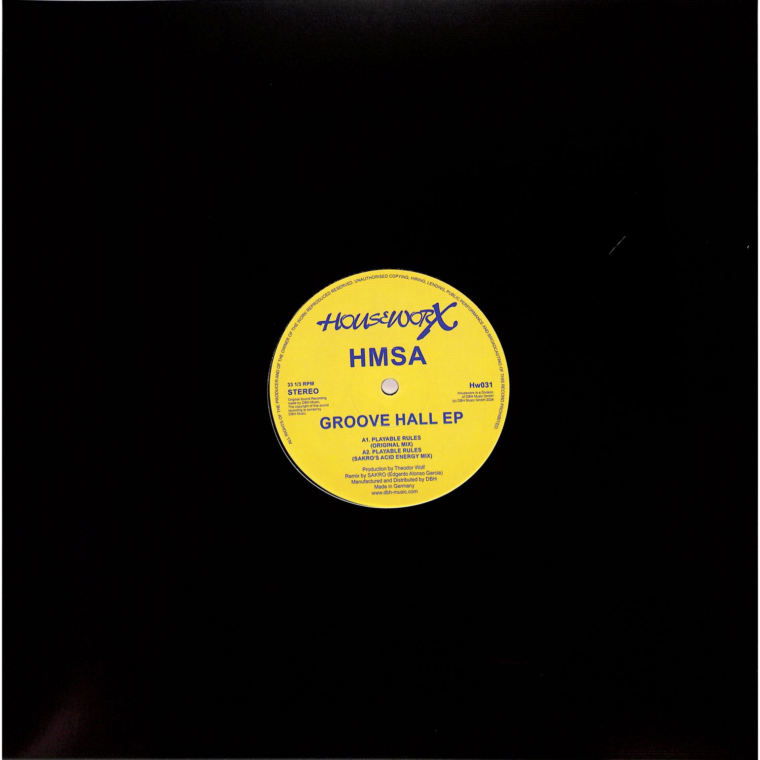 HMSA - GROOVE HALL EP