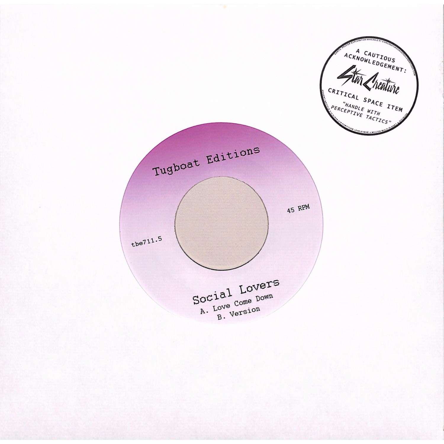 Social Lovers - LOVE COME DOWN 