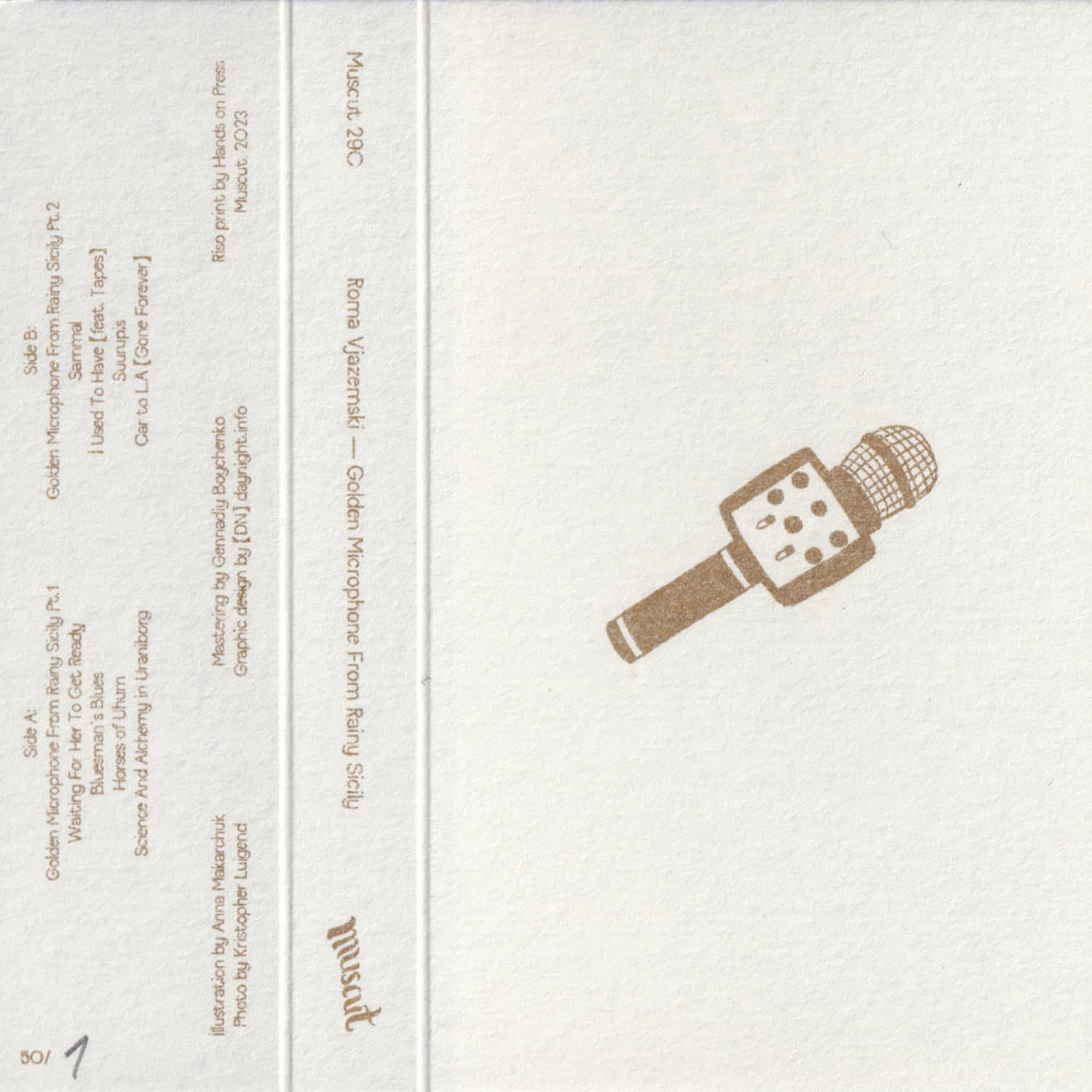 Roma Vjazemski - GOLDEN MICROPHONE FROM RAINY SICILY