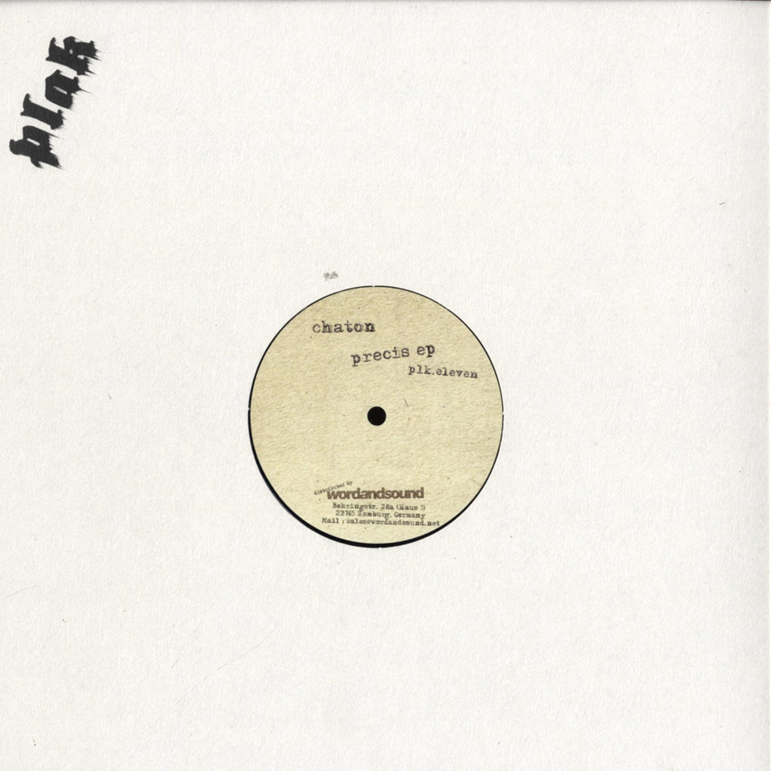 Chaton - PRECIS EP