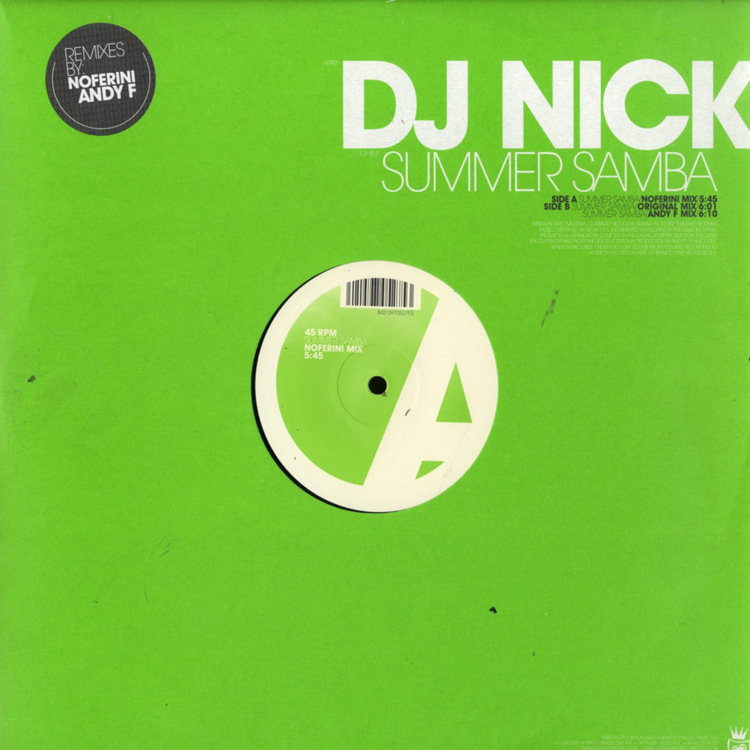 Dj Nick - SUMMER SAMBA