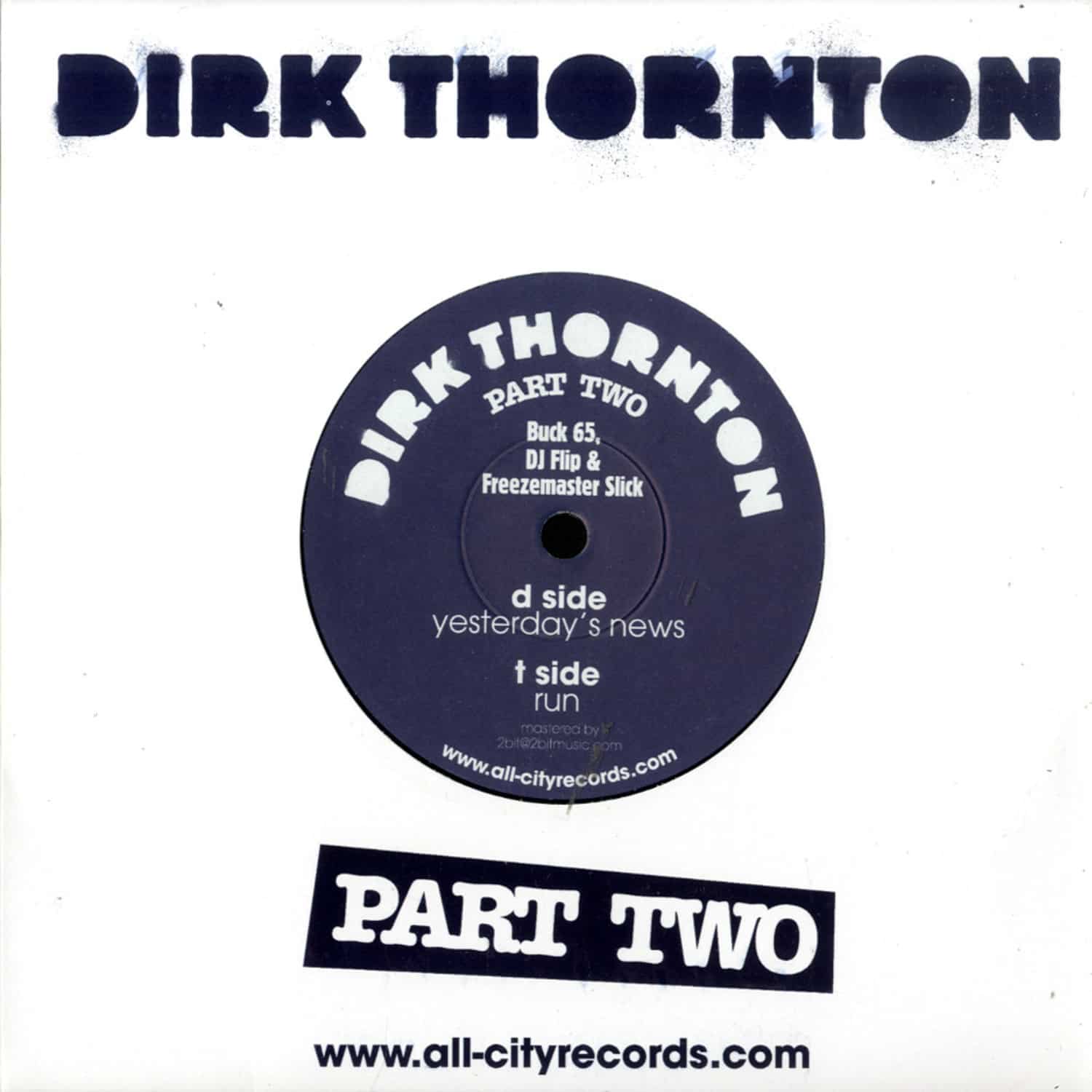 Dirk Thornton - YESTERDAYS NEWS / RUN 