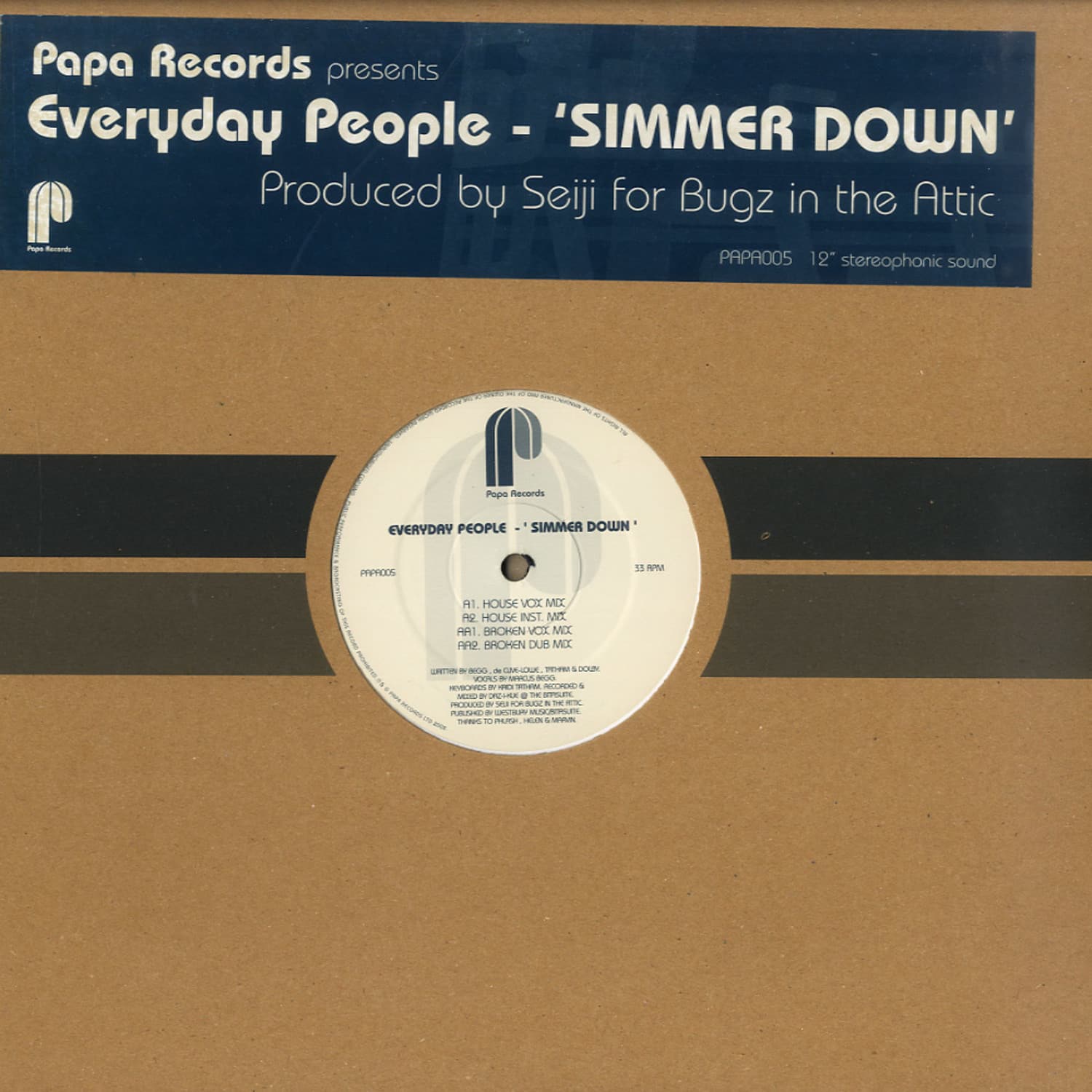 Everyday People - SIMMER DOWN