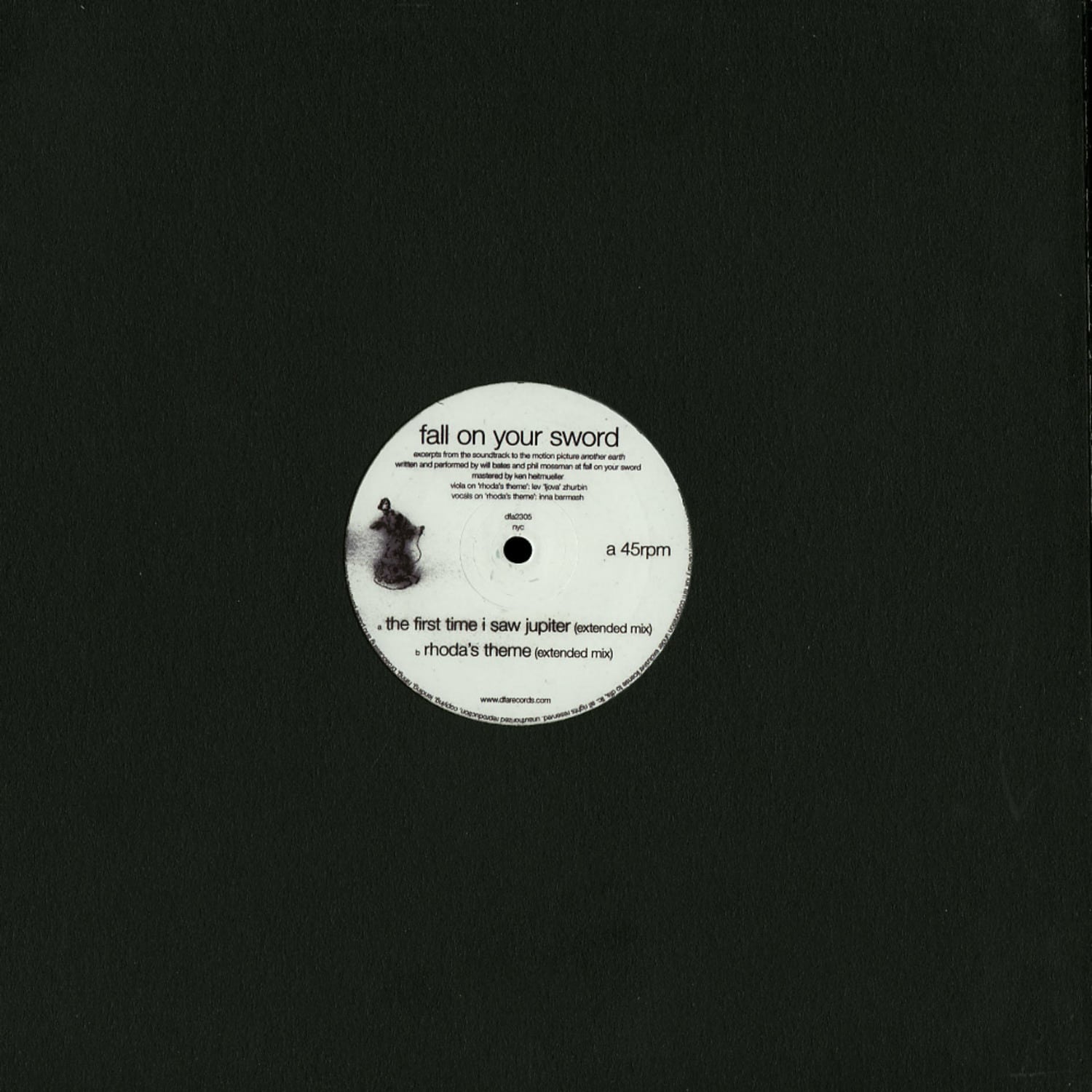 Fall On Your Sword - THE FIRST TIME I SAW JUPITER