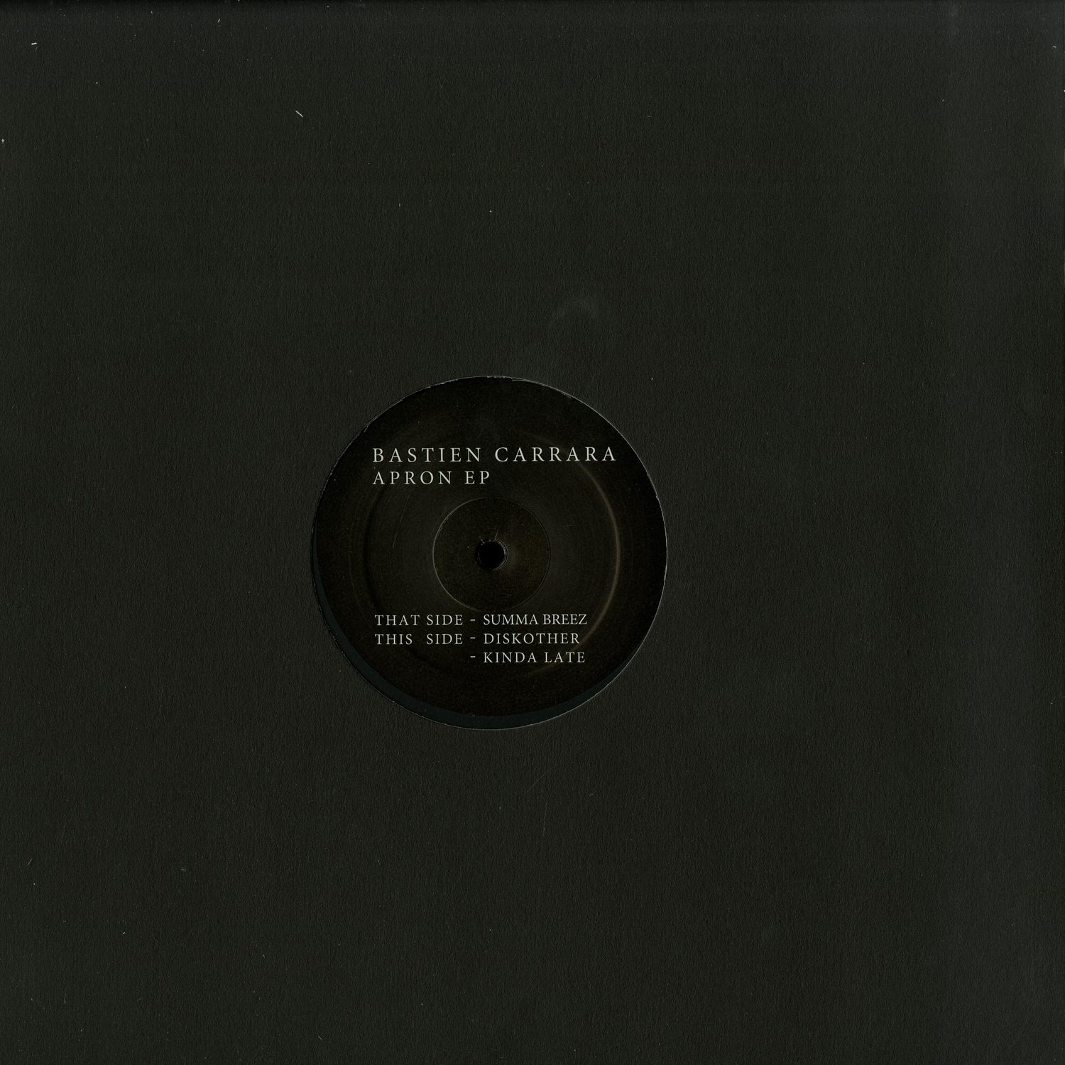 Bastien Carrara - APRON EP
