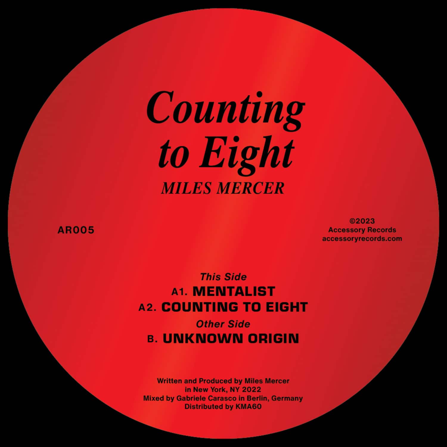 Miles Mercer - COUNTING TO EIGHT