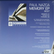 Back View : Paul Nazca - MEMORY EP - Scandium / SC037
