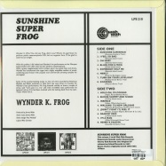 Back View : Wynder K. Frog - SUNSHINE SUPER FROG (LP) - Wah Wah Records  / LPS210