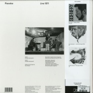 Back View : Placebo (Marc Moulin) - LIVE 1971 (180G,HALF SPEED,OBI,STICKER) - We Release Jazz / WRJ005LTD