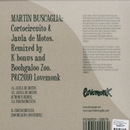 Back View : Martin Buscaglia - JAULA DE MOTOS (10 INCH) - Lovemonk / lmnkv58