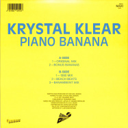 Back View : Krystal Klear - PIANO BANANA - Running Back / RB101