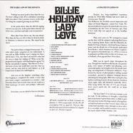 Back View : Billie Holiday  - LADY LOVE (Clear Vinyl) - Destination Moon / DMOO010LP