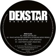 Back View : Miss Djax - RAVE NATION 303 (WHITE VINYL) - Dexstar Recordings / DEX03