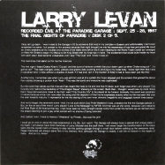 Back View : Larry Levan - THE FINAL NIGHT OF PARADISE - DISK 2 OF 5 - Garage Rec / zuki-0212