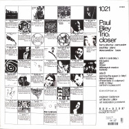 Back View : Paul Bley Trio - CLOSER (LP) - ESP Disk / ESP1021 / 05151751