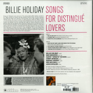 Back View : Billie Holiday - SONGS FOR DISTINGUE LOVERS (180G LP) - Jazz Images / 1024813EL1