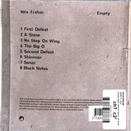 Back View : Nils Frahm - EMPTY (CD) - Erased Tapes / ERATP134CD / 05197302