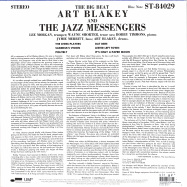 Back View : Art Blakey & The Jazz Messengers - THE BIG BEAT (180G LP) - Blue Note / 3817611