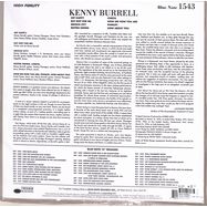 Back View : Kenny Burrell - KENNY BURRELL (TONE POET VINYL) (LP) - Blue Note / 3573197