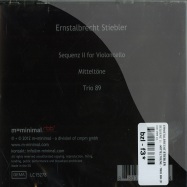 Back View : Ernstalbrecht Stiebler - SEQUENZ II - MITTELTOENE - TRIO 89 (CD) - M= Minimal / MM-009 cd