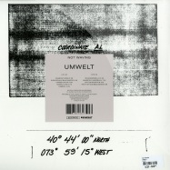 Back View : Not Waving - UMWELT (LTD RED VINYL LP) - ELP001