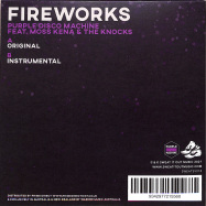 Back View : Purple Disco Machine featuring Moss Kena / The Knocks - FIREWORKS (FEATURING MOSS KENA & THE KNOCKS) (7 INCH) - Sweat It Out / SWEATSV018