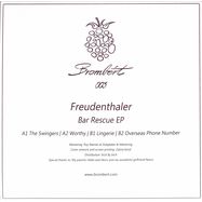 Back View : Freudenthaler - BAR RESCUE EP - Brombert Records / BROMBERT003